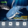 28db4cf04316f0ce Smart Rc Shark whale Spray Water Toy Remote Controlled Boat ship Submarine Robots Fish Electric Toys for Kids Boys baby Children