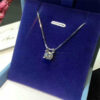 28dfa8e41ceba8d3 Lnngy 0.5CT Moissanite Diamond Necklace With Certificate For Women Sier Original Certified Box Chain Necklaces Jewelry