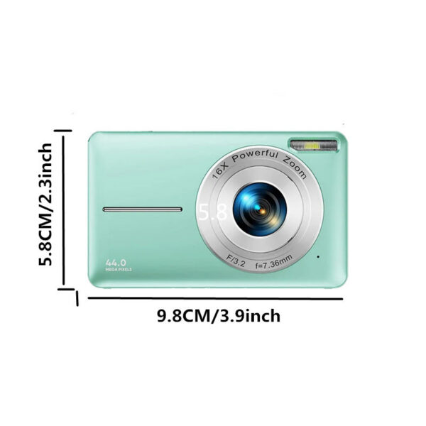 28e63daa3048f128 HD 1080P 2.4 inch digital Rechargeable with 16x Zoom Compact 44MP Cameras for kids Beginner Camera