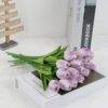 2900582f38e109f1 IPOPU Real Touch Purple Tulips 24PCS Artificial Flowers for Decoraion Fake Tulips Light Purple Flowers Floral Arrangements Artificial Faux Tulips Decor for Table Home Kitchen Decor (Light Purple)