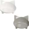 292bb15420fbc19e Cat Food Bowl, Anti-Skid Base, Non-Toxic Material, Dishwasher Safe, 14.5cm Diameter