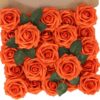 N&T NIETING Artificial Flowers, 25Pcs Fake Flowers Roses Perfect for DIY Wedding Bouquets Centerpieces Bridal Shower Party Home Flower Arrangement Decorations, Rainbow Color