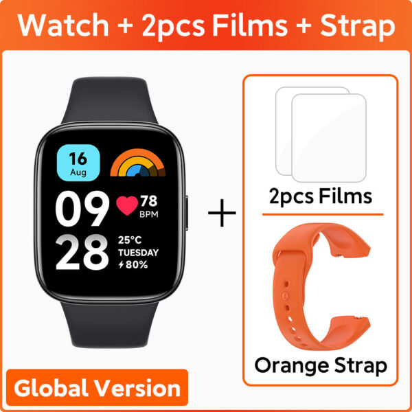 293544f3f45e2f18 Xiaomi Redmi Watch 3 Active Global Version Smartwatch 1.83'' LCD Display Bluetooth Phone Call 12 Days Battery Blood Oxygen 5ATM