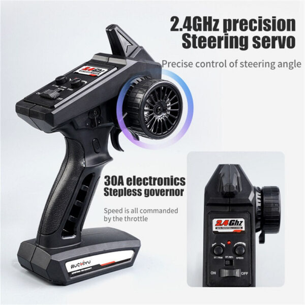 4WD RC Car With Led Lights 2.4G Radio Remote Cars By Off-Road Control Trucks Boys Toys for Children 1:16 50Km/h