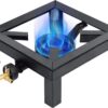 294cfb4bbf2695e9 Youyijia Camping Burner Gas Burner Ring Gas Burner Stove Cast Iron LPG Portable Gas Cooker Outdoor Cooker Camping Stove 24.5 x 24.5 x 11 cm for Catering Restaurant Fishing