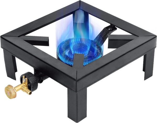 294cfb4bbf2695e9 Youyijia Camping Burner Gas Burner Ring Gas Burner Stove Cast Iron LPG Portable Gas Cooker Outdoor Cooker Camping Stove 24.5 x 24.5 x 11 cm for Catering Restaurant Fishing