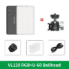 295a98cd9904c2a4 Ulanzi VL120 Full Color RGB Video Light 2500K-9000K LED Photography Lighting Dimmable Camera Light Live Vlog Fill Light