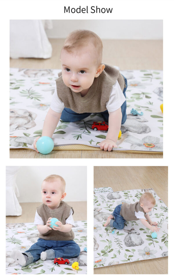 2965ed75981d1550 INSULAR Children's Carpet Baby Play Mat Nursery Climbing Pad Foldable Anti-slip Waterproof Durable Portable Educational Activity