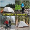 BISINNA Ultralight Camping Tent Backpack Tent 20D Nylon Waterproof Outdoor Hiking Travel Tent Cycling Tent 1-2 Person