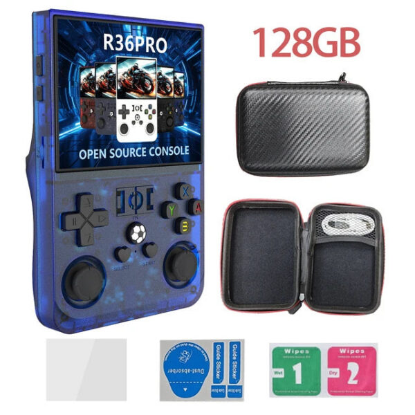 2979c75c4835ddca R36PRO Handheld Console ux System 3.5inch HD Screen 128GB Portable Video Game Player for Kids and Adult