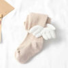 2984b0535105dd90 Socks & Hosiery New Fashion Angel Wings Kids Stockings For Girls Autumn Spring Soft Cotton Baby Tights Knitted Toddler Children Pantyhose