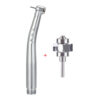 2/4 Holes Azdent Dental LED High Speed Handpiece E-generator Integrated Standard Head Push Button 3 Water Spray JD008A-SP