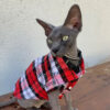Summer Pet Classic Plaid Clothes for Cats Dogs Fashion Cotton Cat Dog Tshirt Vest Puppy Clothing Chihuahua Yorkshire Shirts Pets