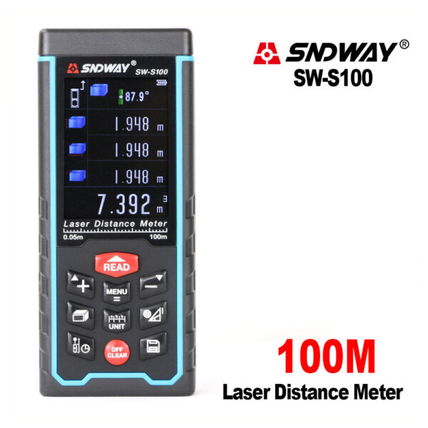299928a5a51165b1 SNDWAY Distance Meter measure Digital Camera Function Range Finder Tape Angle Tool Laser Rangefinder