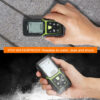 Huepar LM100A Rangefinder 330Ft/100M Backlit LCD Laser Measure M/In/Ft with Li-ion Battery & Electric Angle Sensor