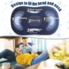 Camping Pillow for Sleeping, Memory Foam Travel Pillow, Cooling Small Pillow for Camp,Backpacking,Trip,Breathable & Waterproof Cover (1, Blue)
