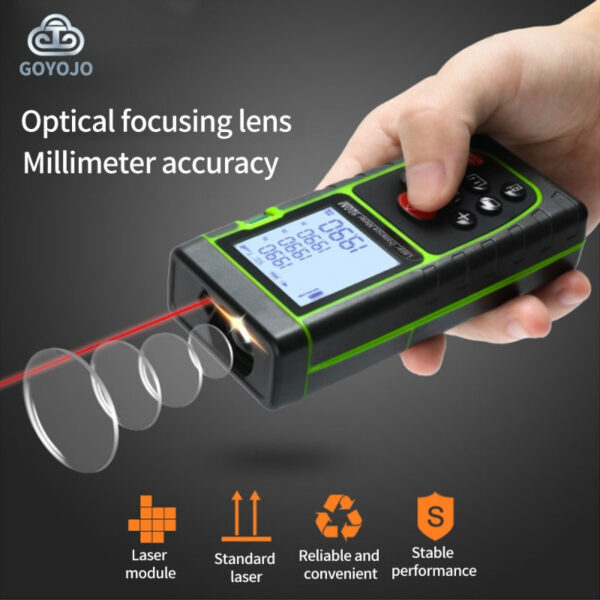 29c9618f65d7108a Laser Distance Meter 40M 60M 80M 100M No Battery Rangefinder Tape Range Finder Build Measure Device Ruler Test Tool