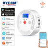 29d9b6f397c29d6a Tuya WiFi Smart Carbon Monoxide Detector Alarm 85dB Sound Warning LCD Digital Display Home Indoor Real-Time CO Monitor Poisoning