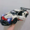 29db32e32adc905d 1600+PCS 911RSR Technical 1:8 Building Blocks RC with Lights Racing Car Compatible 42096 Famous Sport Vehicle Model DIY Kid Toy