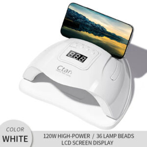 29e7569be397cc10 120W UV/LED Dryer Phototherapy hine Dual Light Source UV Lamp For Women And Girls Nail Art DIY Use