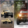 1:12 Rc Car Mn82 Model Retro Full-scale Simulation Lc79 RTR 2.4G 4WD 280 Motor Remote Control Pickup Truck Toys for Kids Gifts