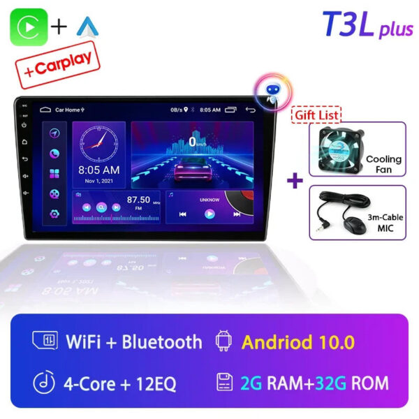 29f6b2f9d1ba3ec4 Srnubi Car Radio 2 Din Android 12 Auto Carplay Universal 7" 9" Multimedia Player for Nissan Honda Toyota Lada Volkswagen Hyundai