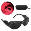 Red LED Infrared Light Protective Eyes Protection for Tanning Goggles UV Blocking IPL Laser Safety Glasses
