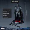 2a2a30cc66bcf524 DC Batman Fondjoy Batman Movie Character Model Limited Head Sculpt Action Figures 19cm Collect Ornaments birthday gifts for boys