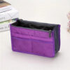 Multifunctional Bi-fold Double Zipper Capacity Storage Arrangement Makeup Toiletries Large Classification Bag