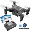 4DRC V2 Mini HD Camera WiFi Fpv Air Pressure Altitude Hold Black And Gray Foldable Quadcopter RC Drone Toy