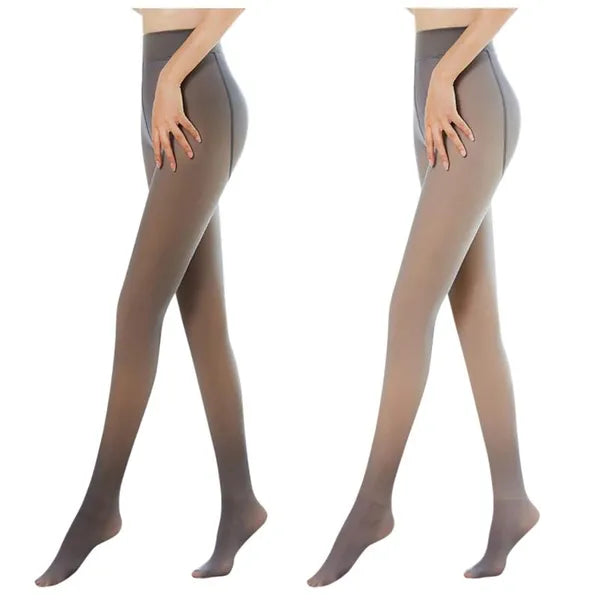 2a6ae7692cc54f41 Socks & Hosiery 2pcs 220G Winter Fleece Panty Women's Warm Tights Thick Thermal Pantyhose Thermo High Elastic Leggings#RU1