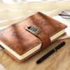 2a79a9286eea7708 A5 200 Pages Retro Password Book with Lock Diary Thickened Creative Hand Ledger Student Notepad Stationery Notebook Binder