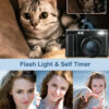 4K Digital for Photography and Video Autofocus Anti-Shake 48MP Compact Vlogging Camera 3'' 180° Flip Screen with Flash