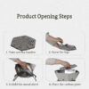2a9ed40ba6983b96 SmiloDon Camping Brazier Folding Bonfire Portable Firewood Campfire Furnace Outdoor Fire Wood Stove Burner Heater