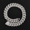 2ab6393874a86bf0 Jewelry 22mm Diamond Chain Men Iced Out Bling CZ Sier/Gold Plated Rapper Hip Hop Thick Cuban Link Necklace Gift for Him