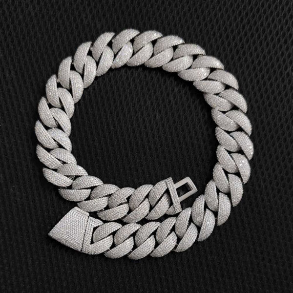 2ab6393874a86bf0 Jewelry 22mm Diamond Chain Men Iced Out Bling CZ Sier/Gold Plated Rapper Hip Hop Thick Cuban Link Necklace Gift for Him