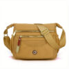2acc594612e4454b Casual Solid Color Hobo Bag, All-Match Zipper Shoulder Bag, Women's Versatile Bag For Work