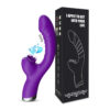 2ade0bd3cb82c243 Vibrator For Women 2 In 1 Licking hine Clitoris Stimulator G-Spot Powerful Vibro Dildo Wand Female Clit Sucker Adult Sex Toys