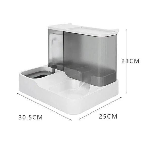 Large Capacity Automatic Cat Dispenser Drinking Water Bowl Pet Supplies Wet and Dry Separation Dog Food Container