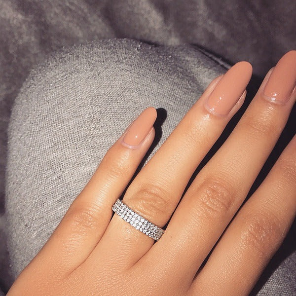 14K White Natural Diamond Jewelry Bizuteria Gemstone for Women De Wedding 14 K Gold Anillos Mujer Ring