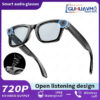 AI Smart Glasses with 8MP Camera Video Recording 100+ Languages Translation Sunglasses Bluetooth Call Music Play Men Women 2025