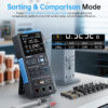 FNIRSI LC1020E High Precision Digital Bridge LCR ESR Tester Resistance Capacitance Inductance Electronic Component Measurement