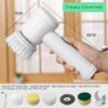 Multi-functional Electric Cleaning Brush Kitchen Bathroom - Wireless Handheld Power Scrubber for Dishes, Pots, and Pans