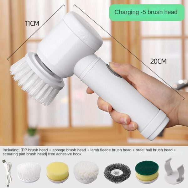 Multi-functional Electric Cleaning Brush Kitchen Bathroom - Wireless Handheld Power Scrubber for Dishes, Pots, and Pans