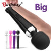 2b1c1a86d1a4a389 Powerful Magic Wand Vibrator Women Big AV Body Massager G Spot Clitoris Stimulator USB Charging Adult Sex Toys for Woman