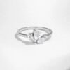 MODIAN Real 925 Sterling Silver Sparkling Water Drop Interweaving Dazzling Clear Pear CZ Finger Rings For Women Fine Jewelry