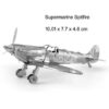 3D Metal Military J-20 J-10B SU-34 KA-50 Fighter UFO RAH-66 Helicopter DIY Handmade Assemble Model Jigsaw Puzzles