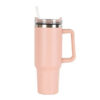 2b378db4060bbae2 Ready To Ship 40oz Hot Pink Mugs With Handle Insulated Tumblers Lids Straw Stainless Steel Coffee Thermos Cups