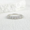 2b43cd4401e41aaf NeeTim Full Moissanite Ring for Women S Sterling Sier with White Gold Plated Diamond Wedding Bridal Band Fine Jewelry