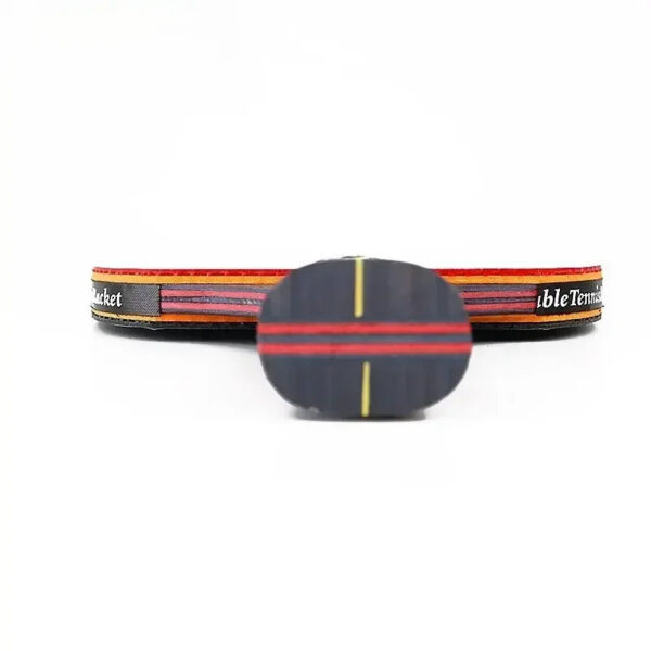 2b45d146d2fb30bf 6 Star Table Tennis Racket 2PCS Professional Ping Pong Racket Set Pimples-in Rubber Hight Quality Blade Bat Paddle with Bag